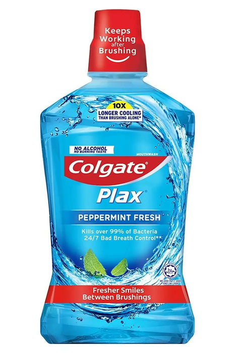Colgate Plax Antibacterial  Peppermint  500ml
