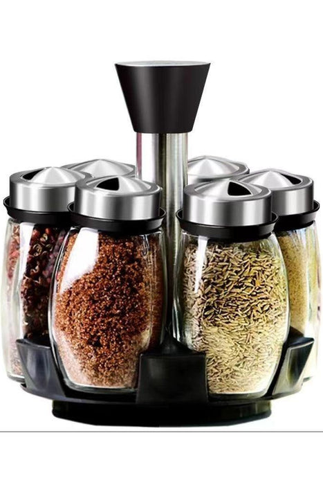 Rotating Seasoning Bottles Made From Glass