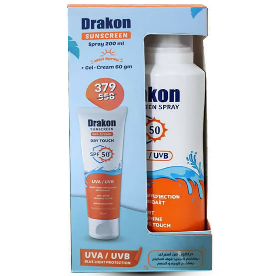 Drakon® Sunscreen Spray Invisible Touch SPF 50 -200 ML