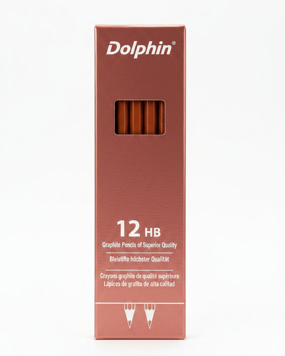 Dolphin HB Graphite Pencils (Pack of 12)