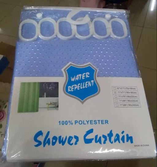 100% Polyester Water Repellent Shower Curtain Murukali.com