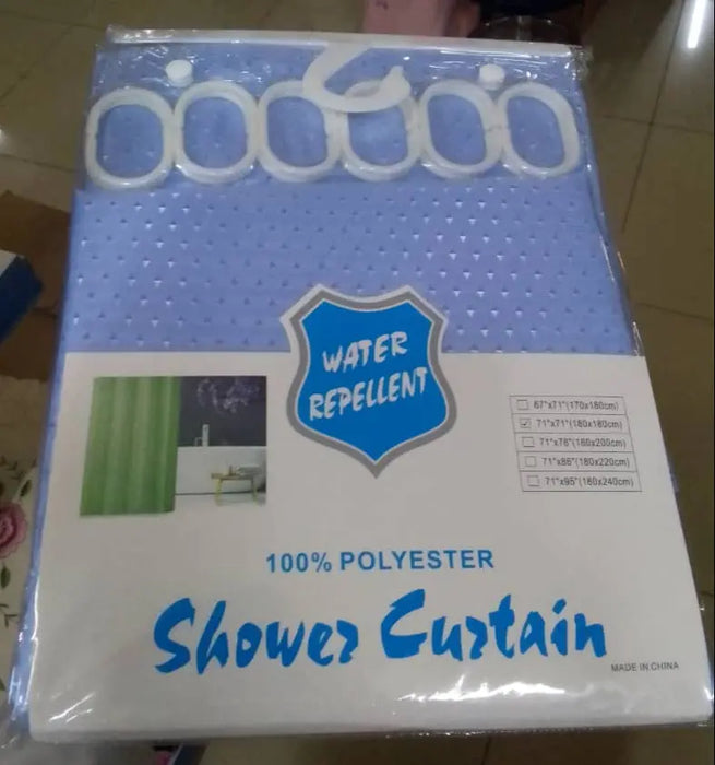100% Polyester Water Repellent Shower Curtain Murukali.com