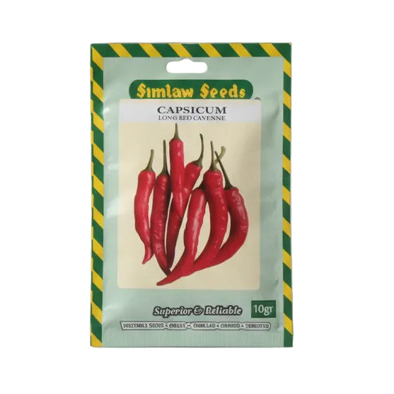 Capsicum Long Red Cayenne 10g