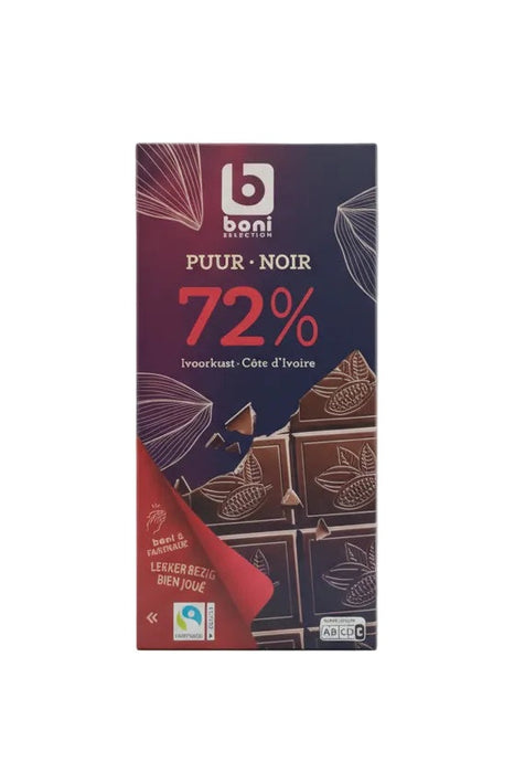 Boni Selection Puur • Noir 72% Côte d'Ivoire Chocolate