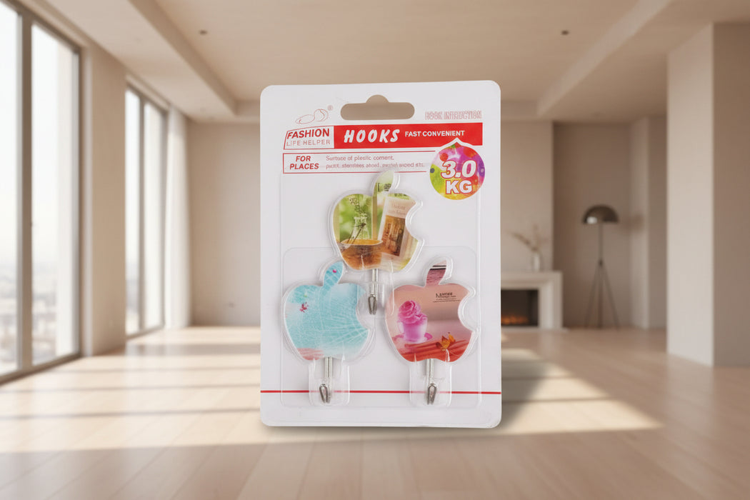 Adhensive Hooks 3 Pieces