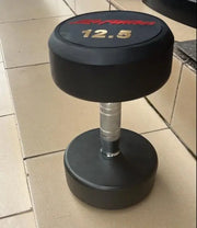 12.5 kg Dumbbell – Solid Rubber-Coated Weight Set of 2pcs Complete  for Strength Training Murukali.com
