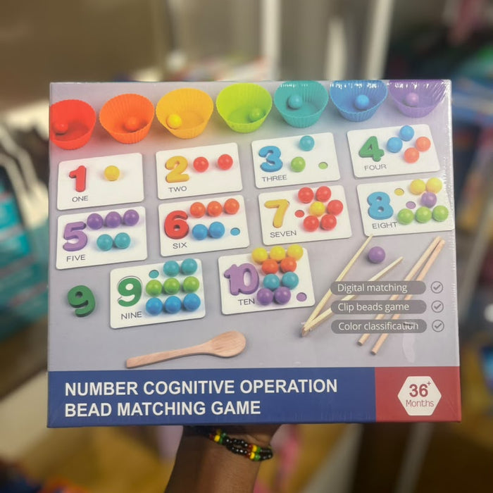 Number Cognitive Operation Bead Matching Game