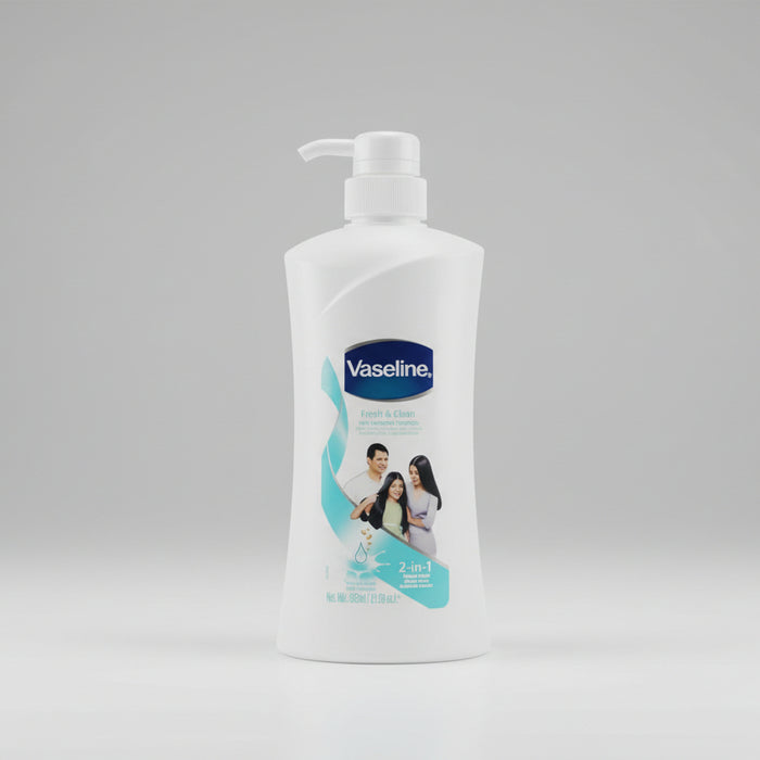 Vaseline Fresh & Clean 2-in-1 Milk Nutrient Shampoo