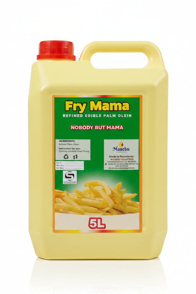 Fry Mama Raffiniertes Speise-Palmöl Olein (5L)