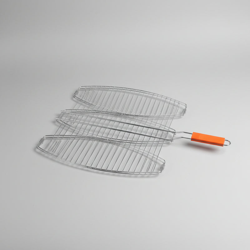 Nice BBQ Barbecue Mesh Fish Grilling Basket