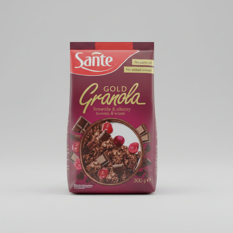 Sante Gold Granola Brownie & Cherry 300g