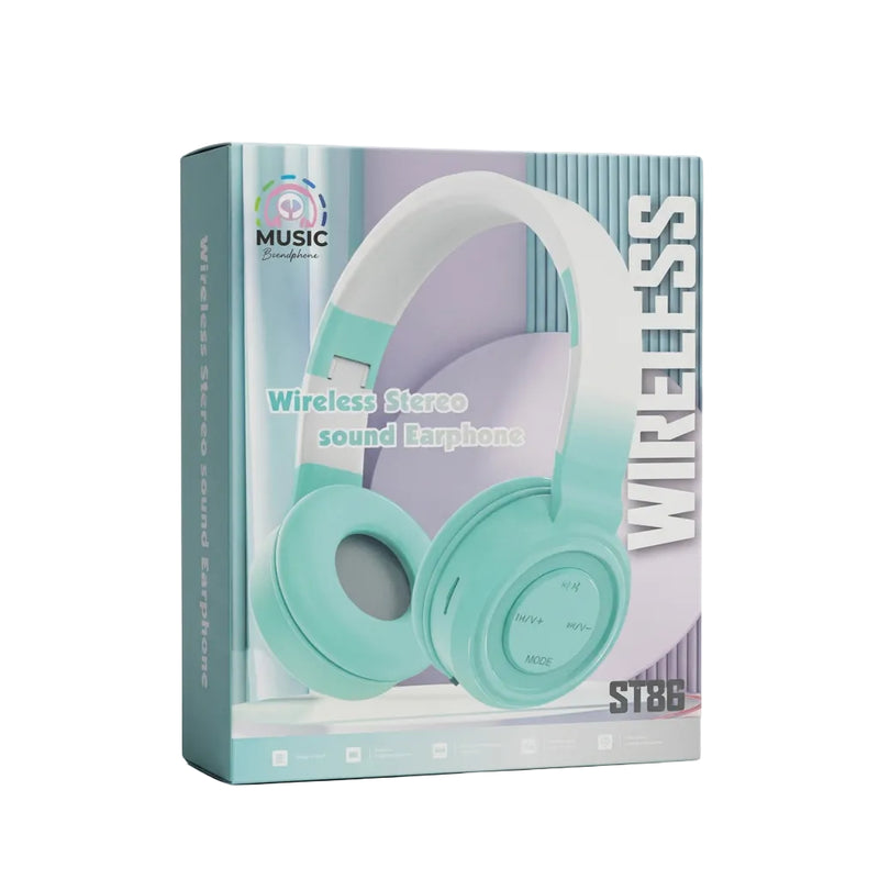 Music Wireless Stereo Sound Earphone (Model ST86)