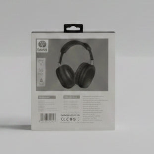 Kabellose Over-Ear-Kopfhörer Produktverpackung
