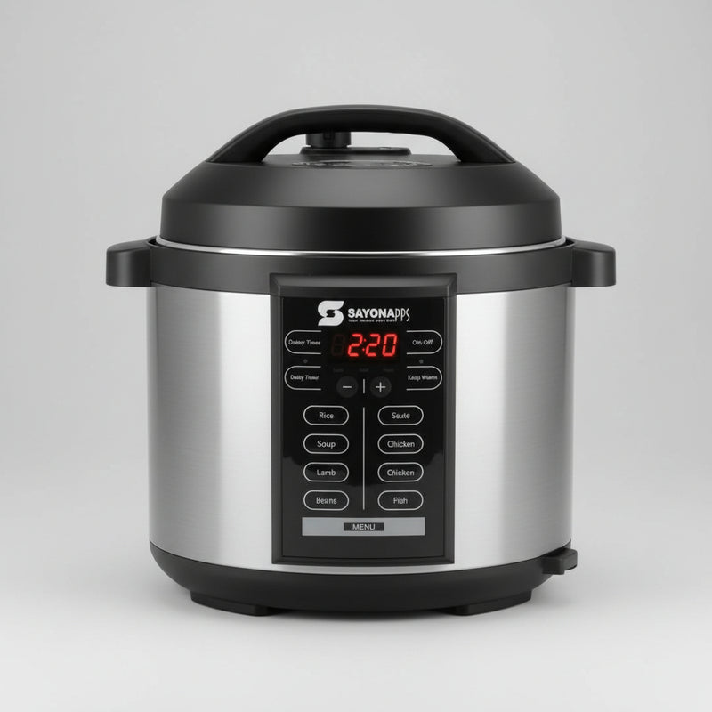 Sayona Apps 6L Express Pot Digitaler Schnellkochtopf