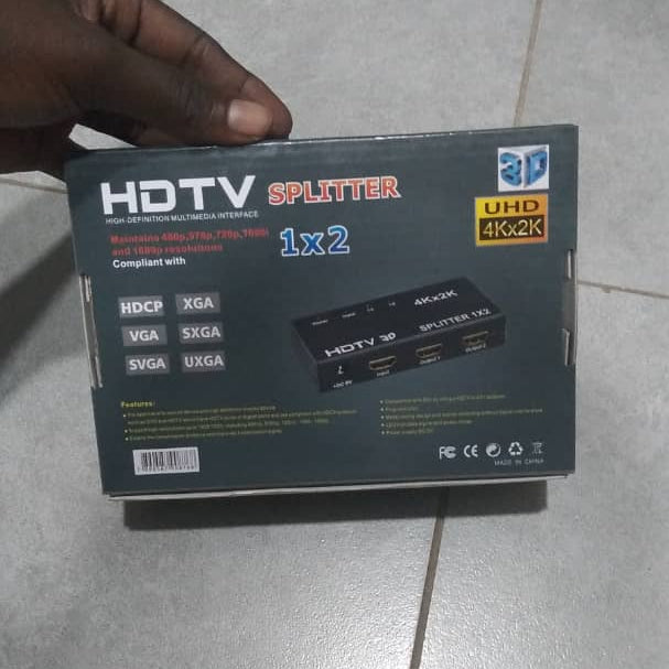 HDTV Splitter 1x2 (UHD 4Kx2K / 3D)