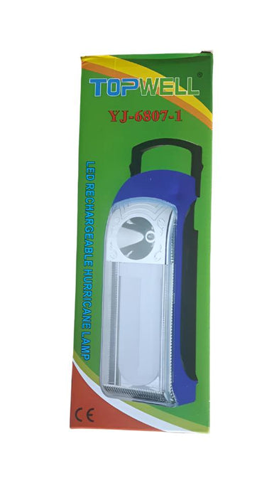 Emergency Lamp Size: 9 x 6.5 x 25cm Rated Capacity 2200mAh Lighting time: 18hrs