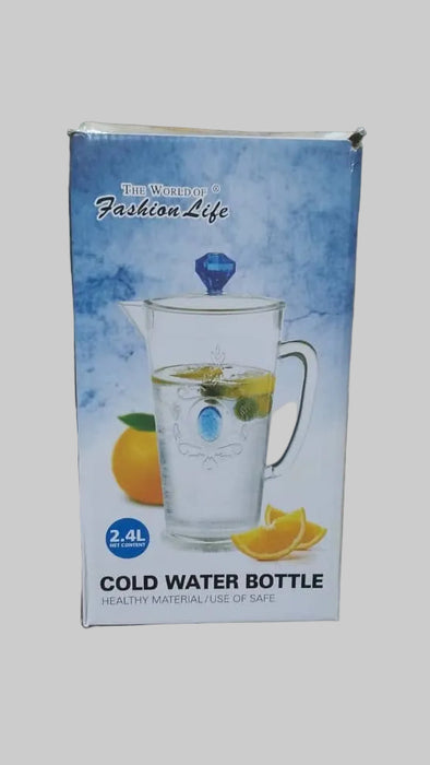 Glass Water Pitcher (or Cold Water Bottle) 2L