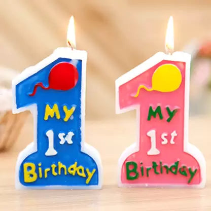 1st BIRTHDAY Candle For Babies murukali.com