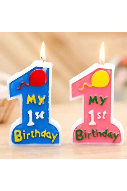 1st BIRTHDAY Candle For Babies murukali.com