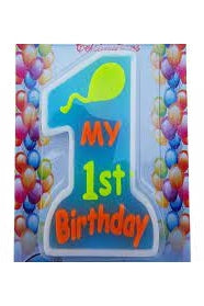 1st BIRTHDAY Candle For Babies murukali.com