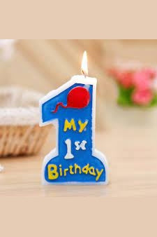 1st BIRTHDAY Candle For Babies murukali.com