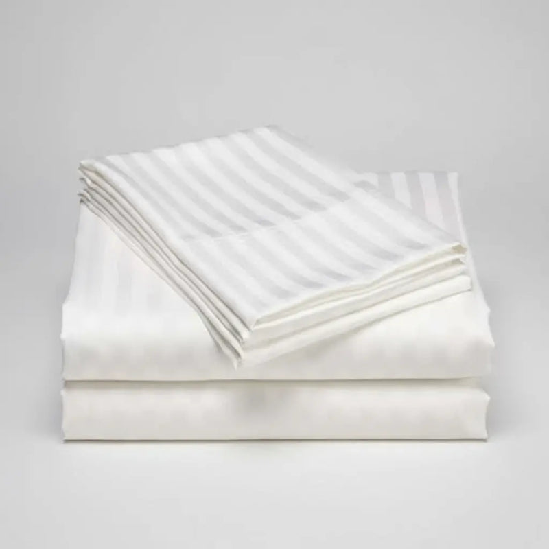 2 High-Quality Queen-Size White Sheets With 2 Matching Pillowcases IRAME KAGUGU SHOP
