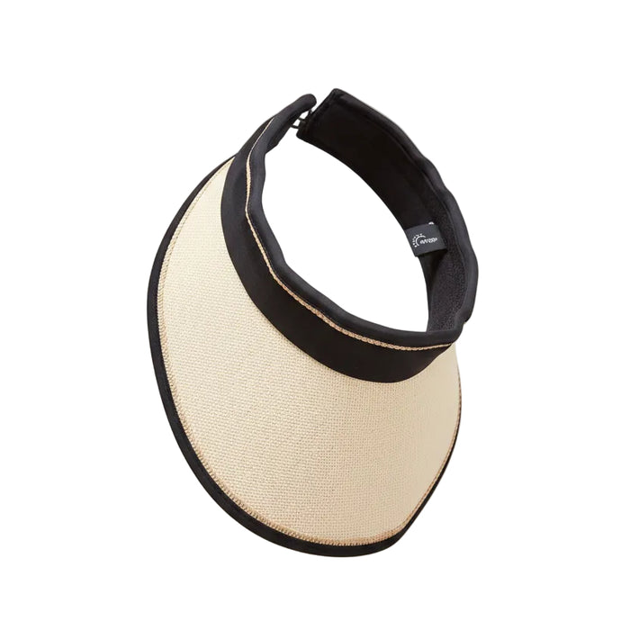 Women's Straw Sun Visor Hat - Beige