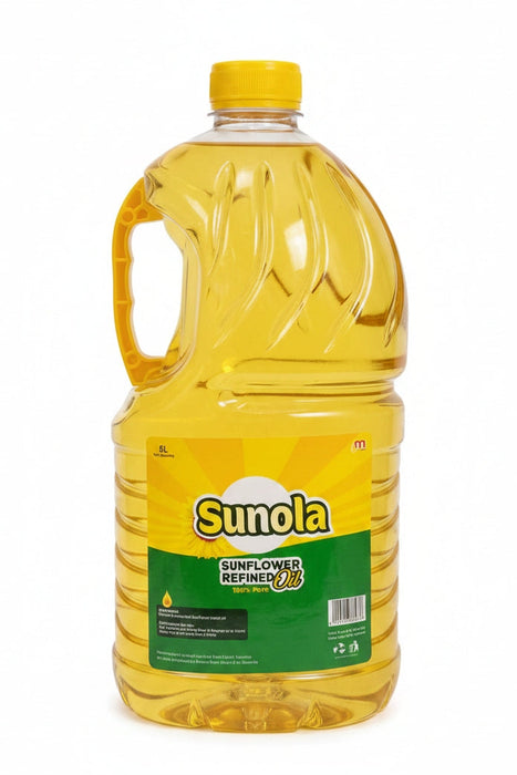 Sunola 100% Pure Refined Sunflower Oil - 5L