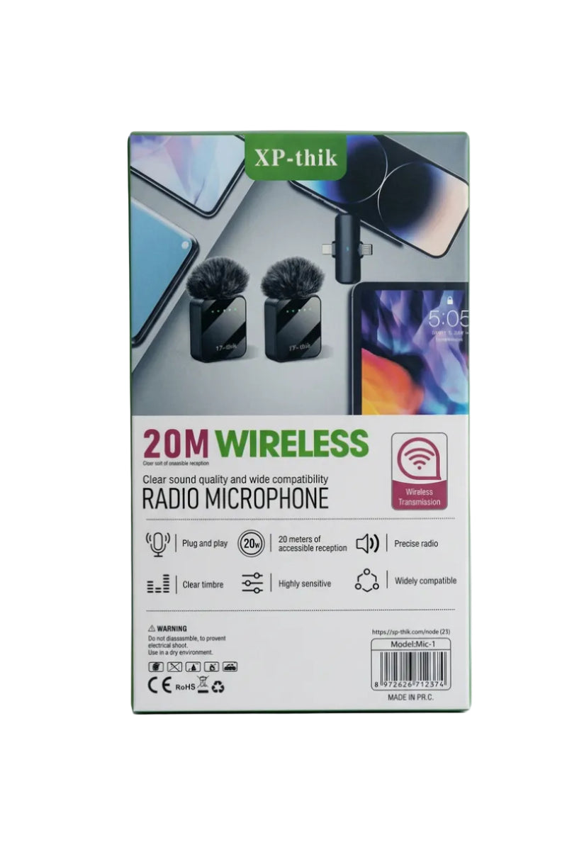 XP-thik 20M Wireless Radio Microphone System (Mic-1)