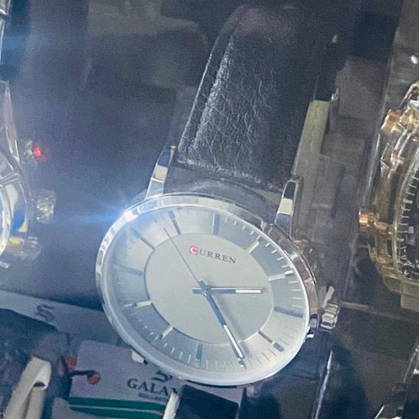 Curren Minimalist Silver Dial Men's Watch
