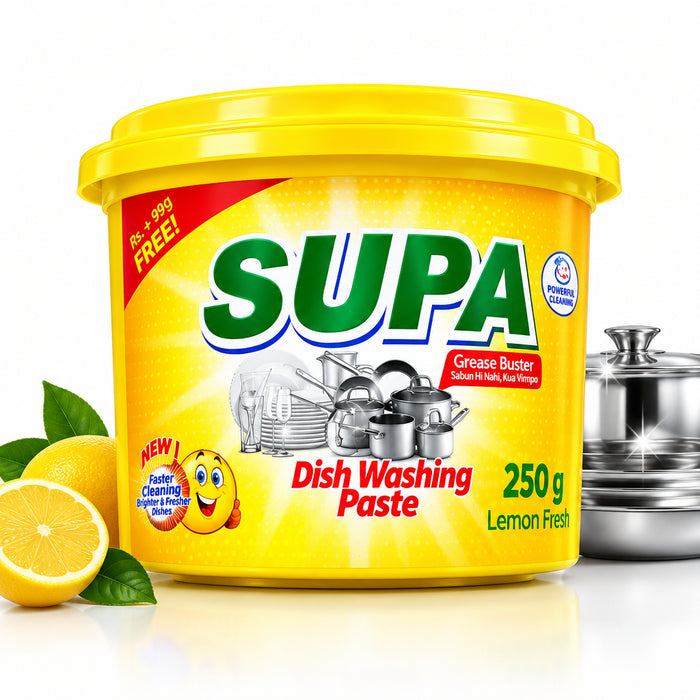 Supa Dish Washing Paste Lemon 250g