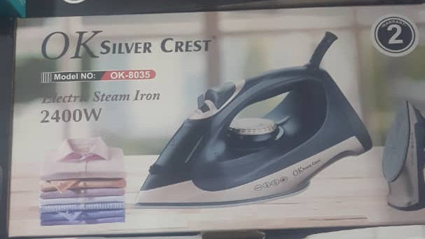 OK Silver Crest Electric Steam Iron 2400W