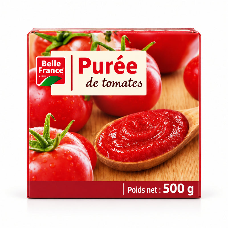 Belle France Purée de Tomates (Tomato Purée) 500g
