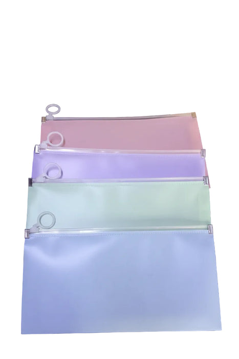 Pastel Zipper Pencil Pouches