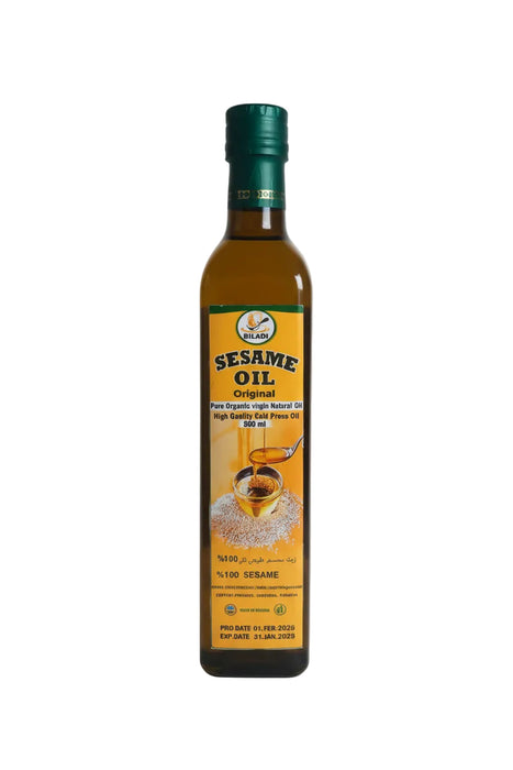Biladi Sesame Oil 500ml Glass