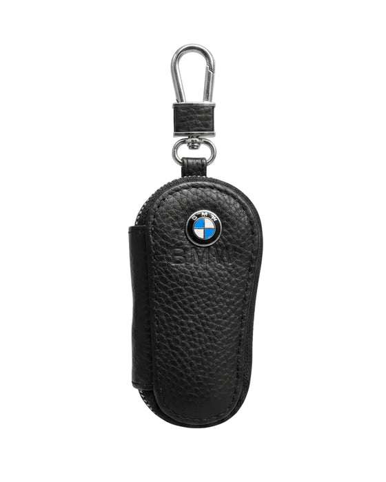 BMW Leather Key Case - Black
