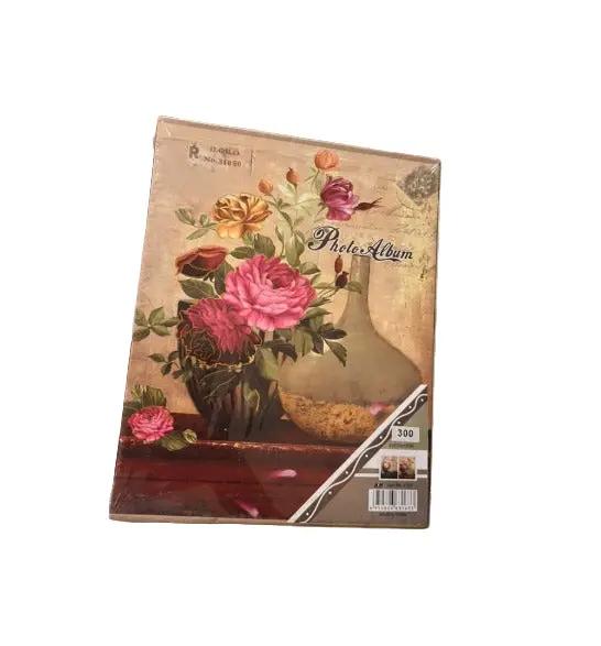 300-Slot Floral Photo Album Murukali.com