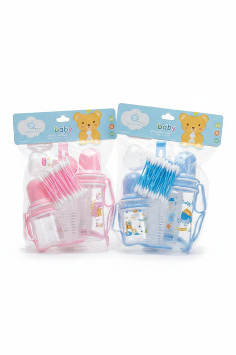 Baby Feeding Bottle and Grooming Essentials Gift Set