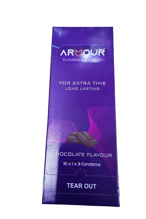 Condoms Amour/ Chocolate  Flavour 10 Pieces