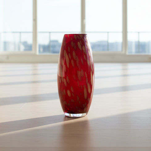 Geometric Diamond Clear Glass Vase