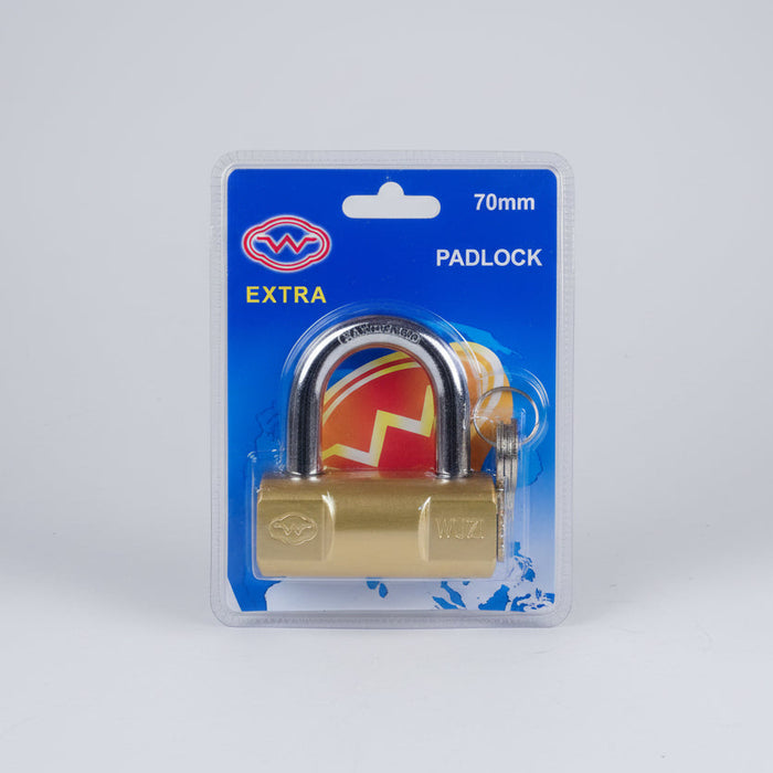 WUZI 70mm Extra Brass Padlock
