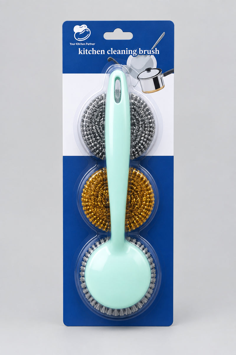 Kitchen Cleaning Brush Set