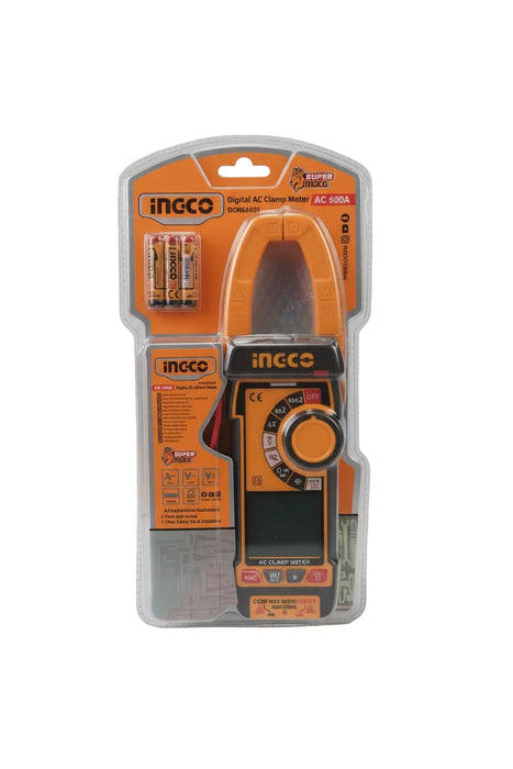 INGCO Digital AC Clamp Meter (AC 600A - DCM6001)