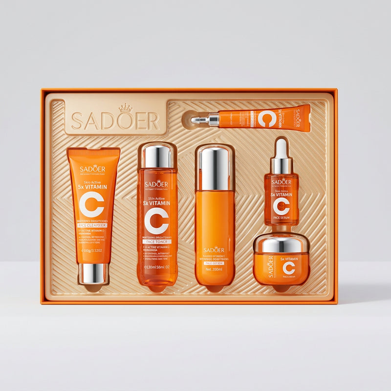 SADOER 5x Active Vitamin C Brightening Skincare Gift Set