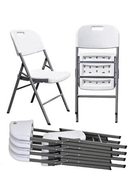 Folding Plastic Heavy Dutie Chair Steel Frame /pc