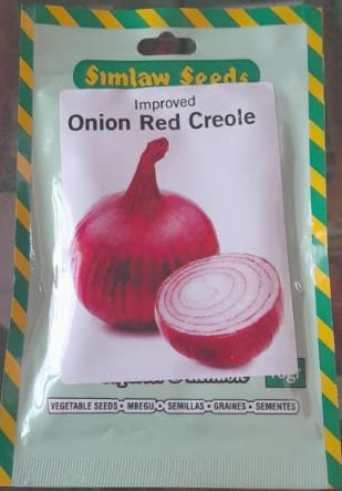 Improved Onion Red Creole seeds 5g/umurama w'ibitunguru