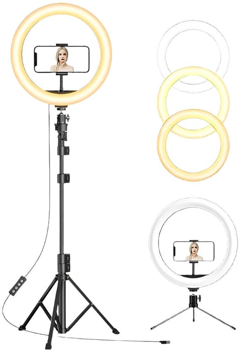 Ring Full Light With Stand Adjustable Color Temperature 2700K – 5600K