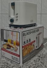 Black+Decker 750W 2 Slice Cool Touch Bread Toaster, White - ET125-B5,