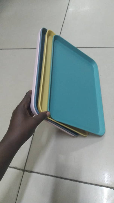 Rectangular Plastic Serving Tray Small 10/7cm