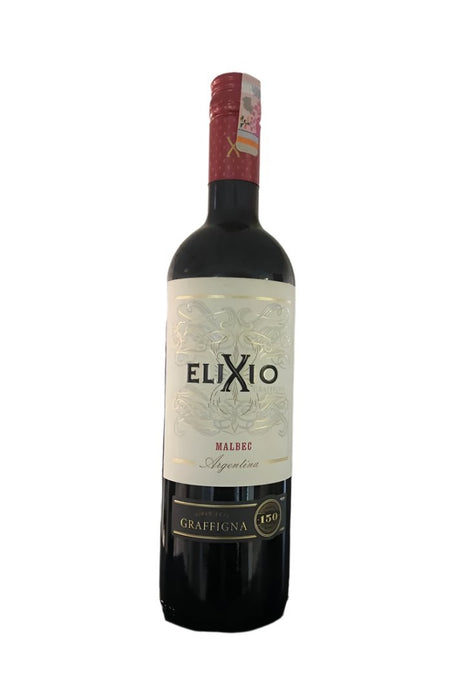 Elixio Malbec Argentine Red Wine Graffigna 130 Alc 13% Vol 750Ml